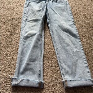 Old Navy Women's Light Blue Straight Leg Jeans